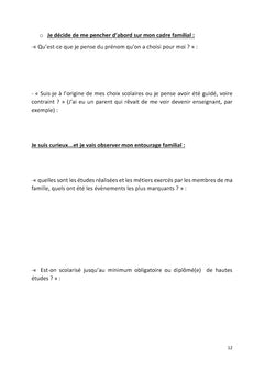Construire mon projet d'études - Méthodologie