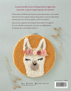 Adorables animaux en punch needle