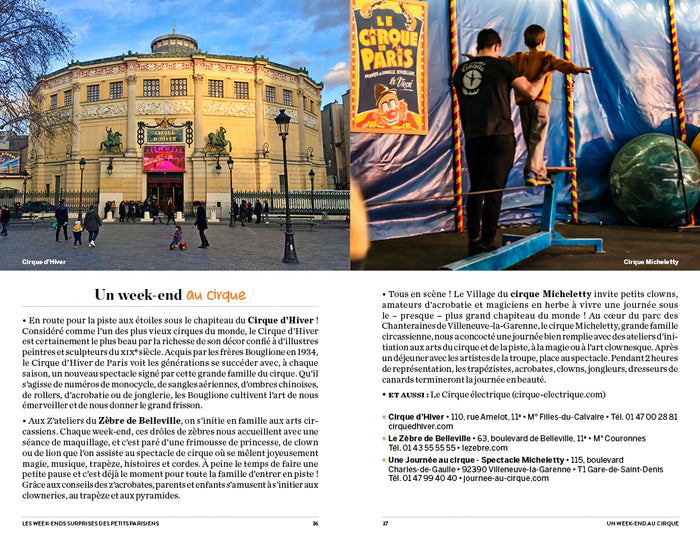 Les week-ends surprises des petits parisiens - 52 passions à vivre en famille