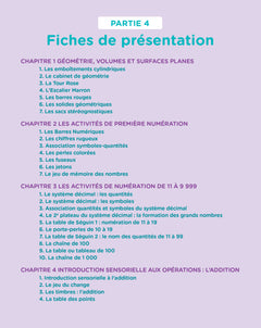 Les mathématiques en pédagogie Montessori de la PS à la GS