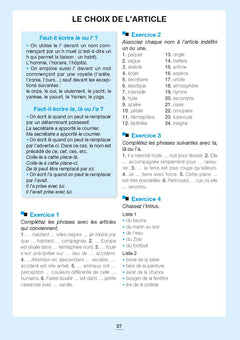 La grammaire française