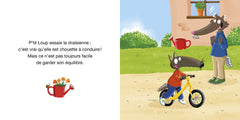 P'tit loup fait du vélo