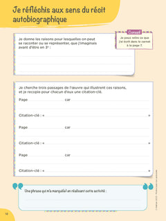 Mon carnet de lecteur 3e