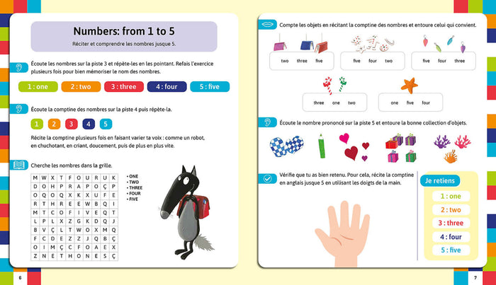 Mon cahier d'anglais avec Loup