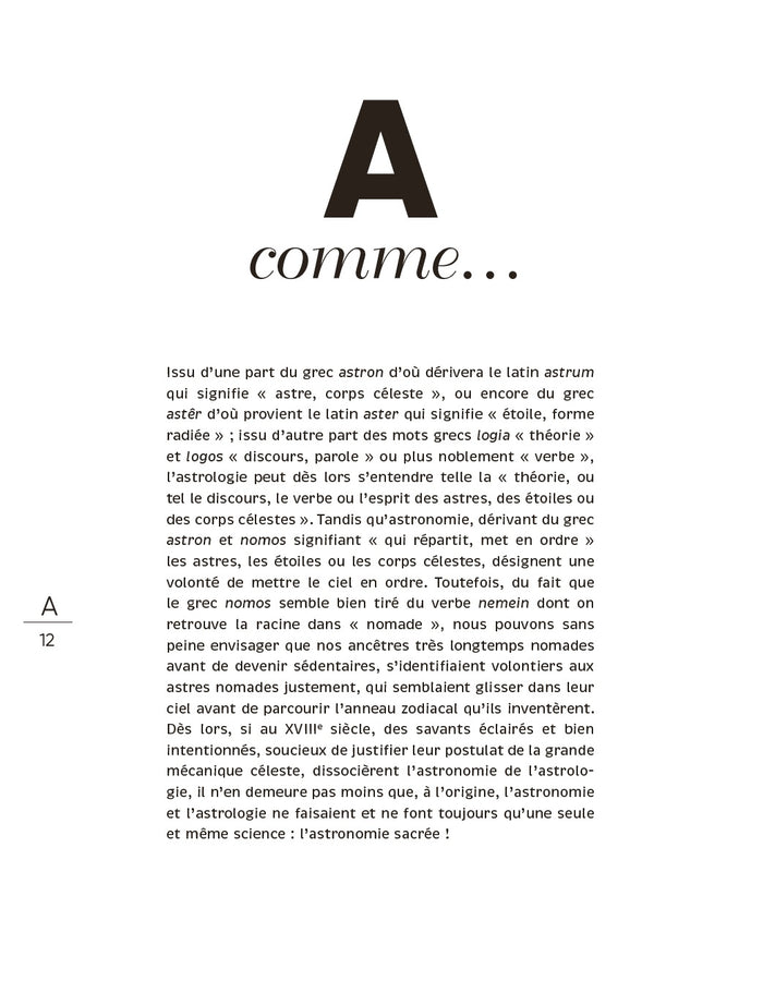 Le dictionnaire merveilleux de l'astrologie