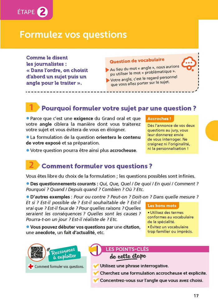 ABC Réussite - Mission Grand oral - Sciences