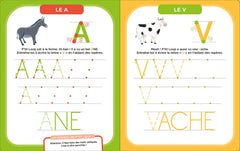 Mes activites effacables P'tit Loup - Lettres batons