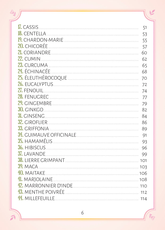 Le coffret des plantes