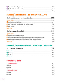 Réussir mon CRPE Maths 1e épreuve d'admissibilité L3 écrit 2027