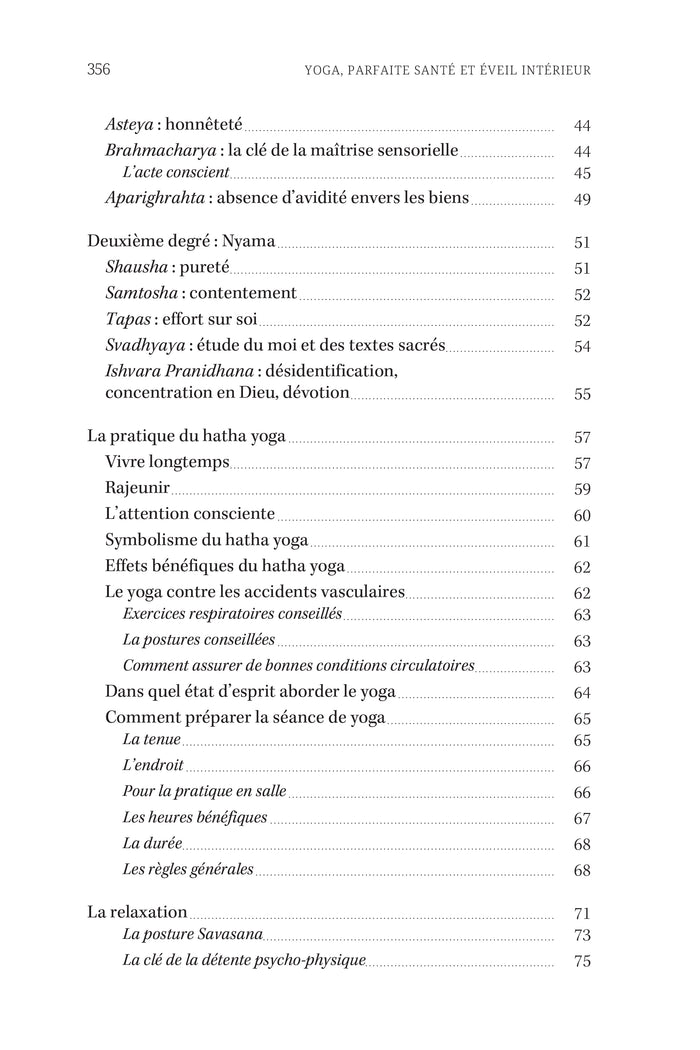 Yoga - Parfaite santé & éveil intérieur