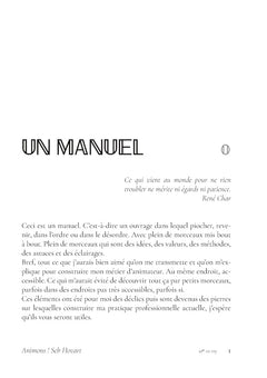 Animons ! Avec joie et ambition