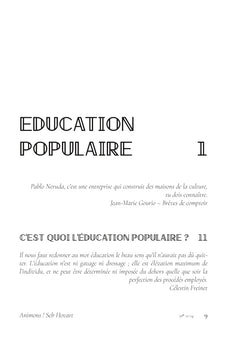 Animons ! Avec joie et ambition