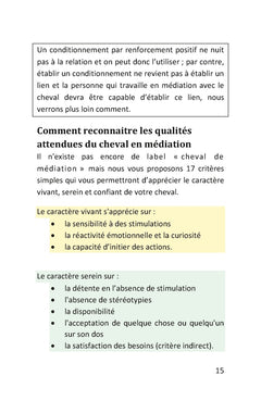 Travail avec le cheval en médiation