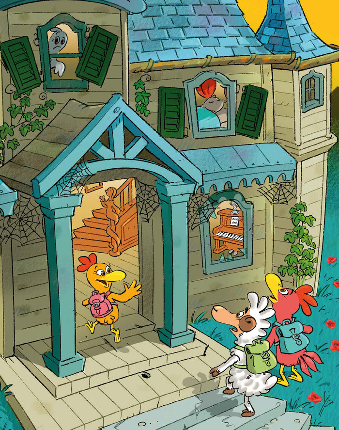 Les P'tites Poules et le manoir hanté