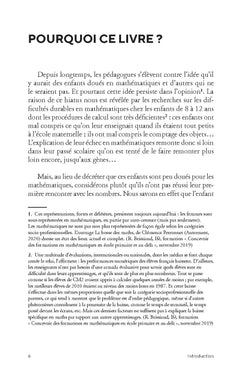 Premiers pas vers les maths