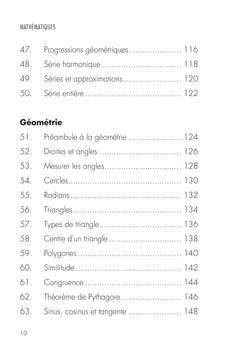 Mathématiques - Nombres, équations, géométrie, logique... en 200 concepts clés