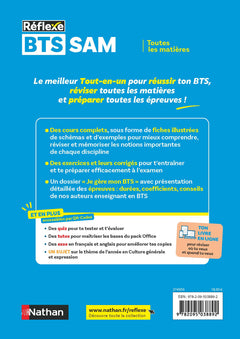 Toutes les matières BTS SAM - Réflexe N° 9 - 2025-2026