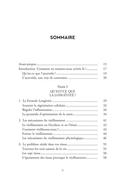 La formule longévité - Les principes ayurvédiques
