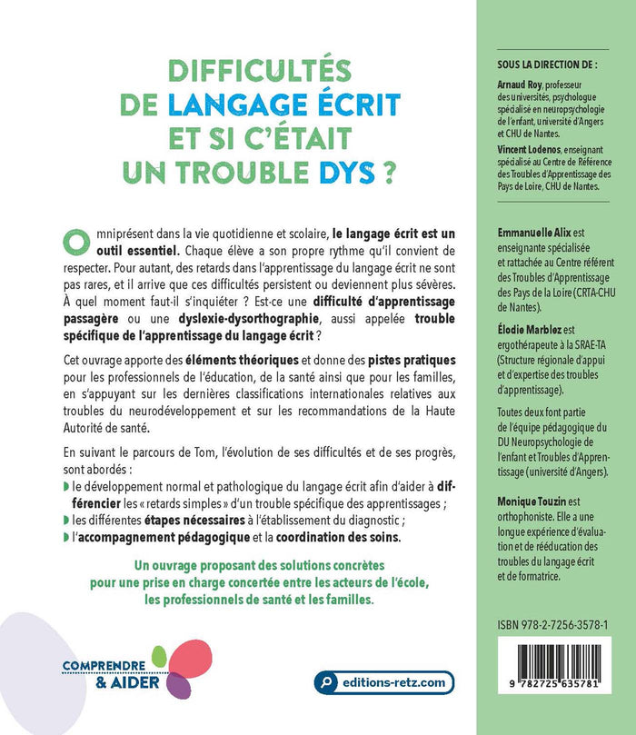 Difficultés de langage écrit et si c'était un trouble DYS ?