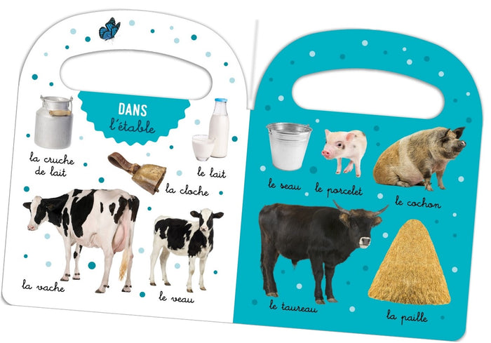 Mon imagier à emporter - Une journée à la ferme