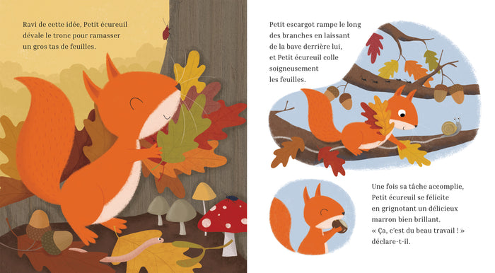 L'automne de petit écureuil NE