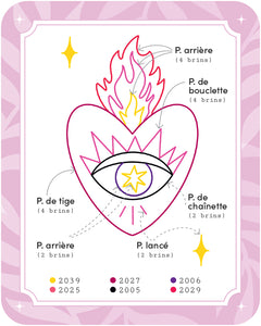 Amour - 15 symboles magiques à broder