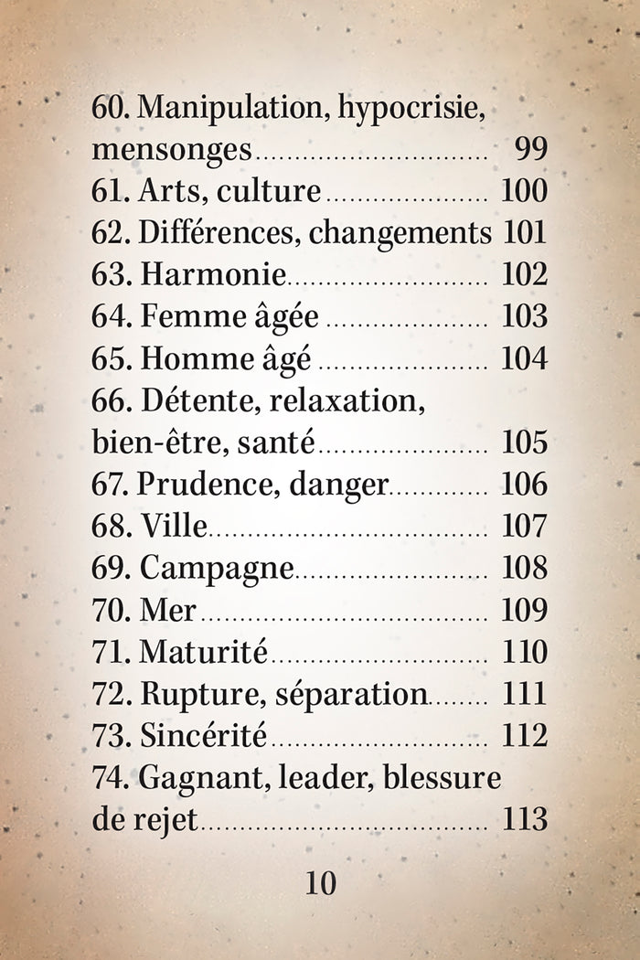 Channel Betty - Cartes oracle