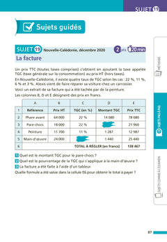 Annales Brevet 2027 Maths - Sujets & Corrigés