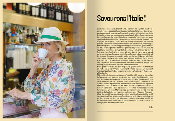 Julie cuisine l'Italie