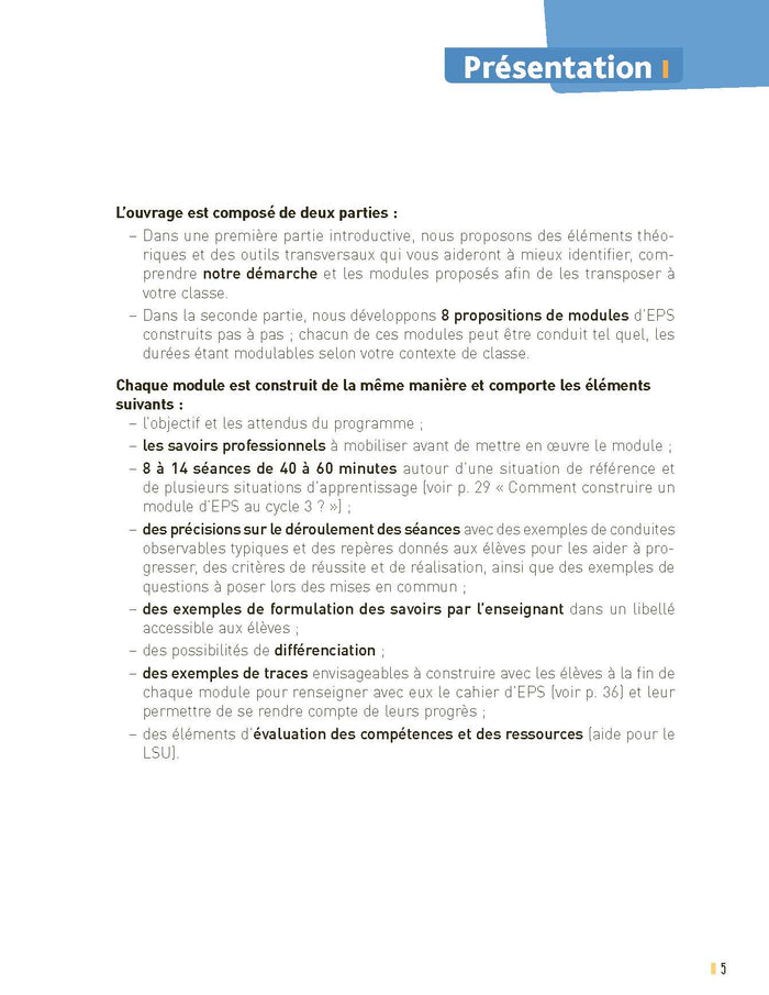 L'EPS au cycle 3 + Ressources numériques