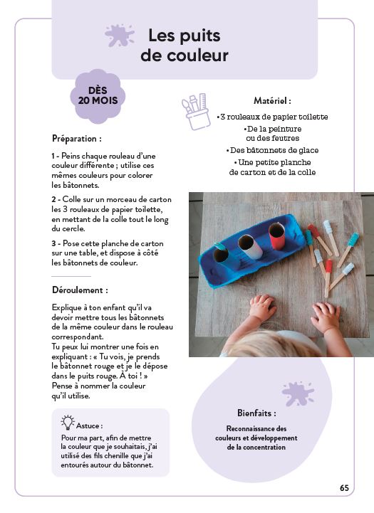 Jeux d'éveil avec mon bébé - Activités d'aveil à faire avec votre enfant
