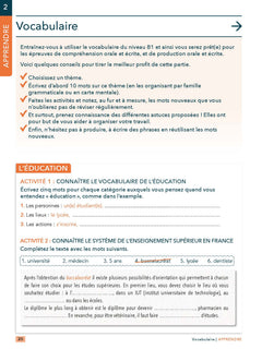 Mon cours pour le Delf niveau B1