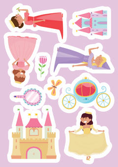 Les princesses - Stickers et activités