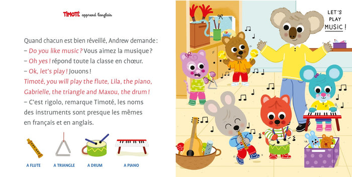 Timoté apprend l'anglais