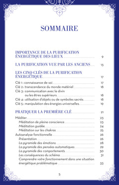 Rituels de nettoyage énergétique des lieux