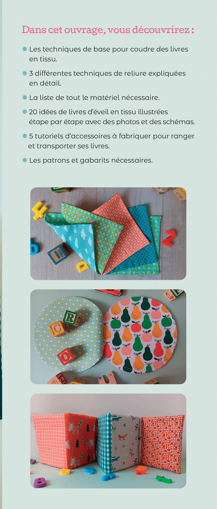 Livres d'éveil en tissu
