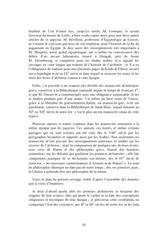 Les origines de l'alchimie