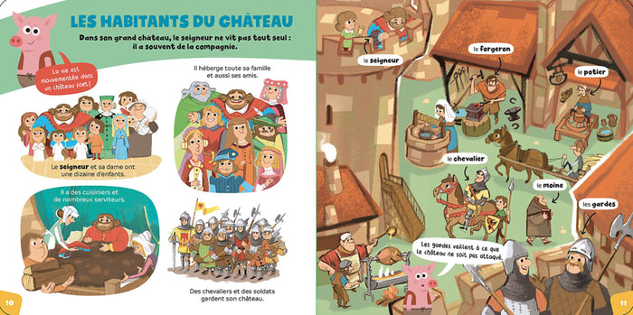 Les super curieux - Châteaux forts