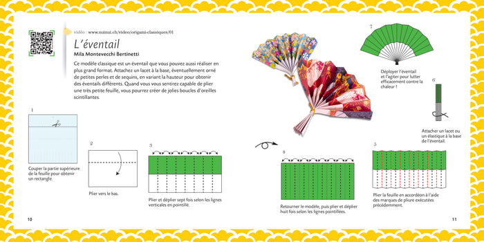 Origami classiques - Détacher et plier