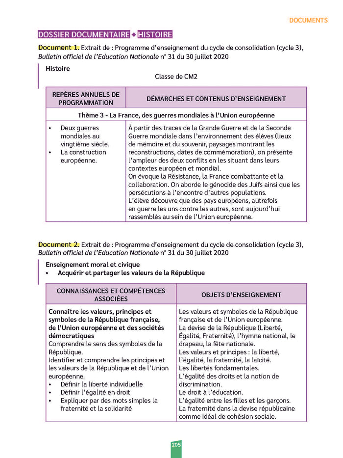 CRPE Histoire Géo EMC - épreuve écrite d'application - nouveau concours 2025