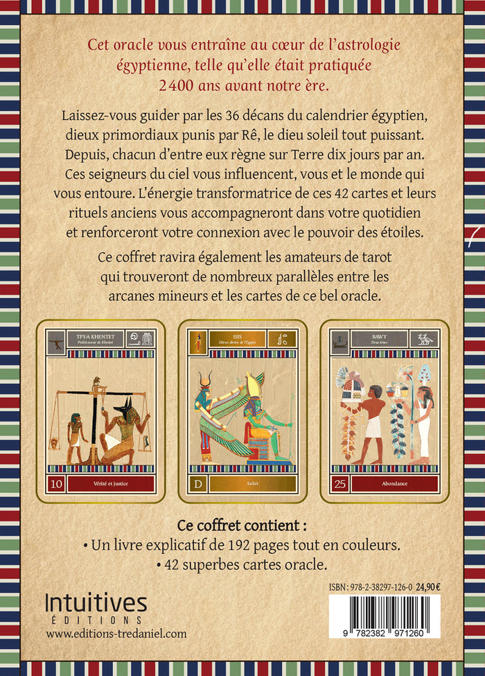 Coffret divination égyptienne