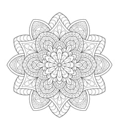 Coloriages pour me détendre - Mandalas végétaux