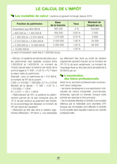 La Fiscalité - Repères pratiques - N° 52