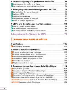 Réussir mon CRPE EPS et Projection dans le métier Admission concours L3 Oral 2026-2027
