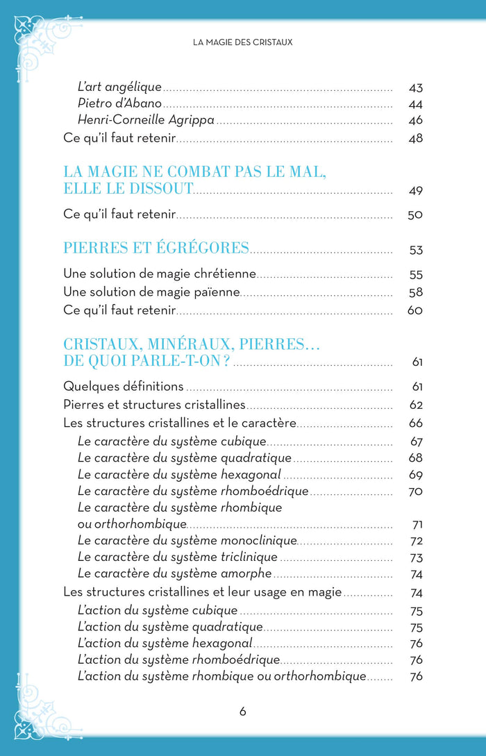 La magie des cristaux