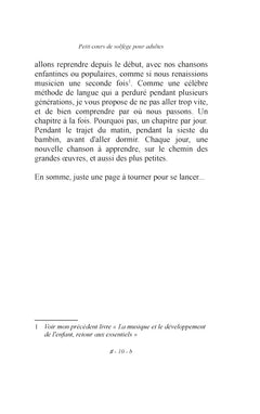 Petit cours de solfège pour adultes