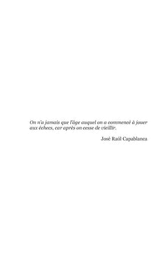 Ma Carrière échiquéenne