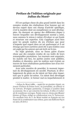 Ma Carrière échiquéenne