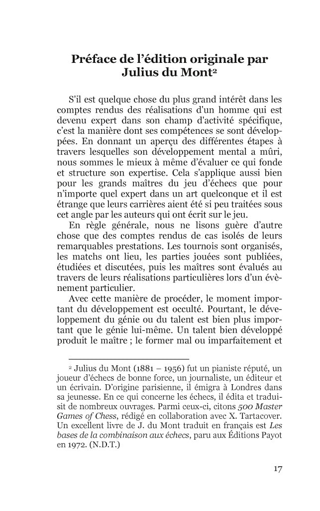 Ma Carrière échiquéenne