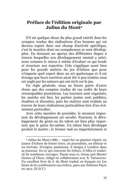 Ma Carrière échiquéenne